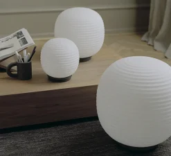 Lampe*New Works Lampe à poser, Lantern Small, , Ø20cm, H22cm - blanc