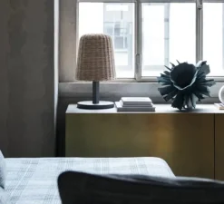 Lampe à poser, LC 91, naturel, Ø28cm, H47cm - Gervasoni