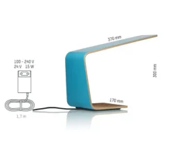 Lampe*Tunto Lampe à poser, LED1, , 2700K, H30cm - noir