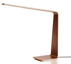 Lampe à poser, LED4, noyer, 2700K, H52cm - TUNTO
