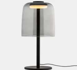 Lampe*LEDS C4 Lampe à poser, Levels, 1 body, , LED, dim, 2700-3000-4000K, 1069 lm, Ø22cm, H45cm - Fumé