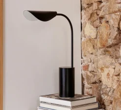 Lampe*Faro Lampe à poser, Liggera, , L10cm, H55,75cm - noir