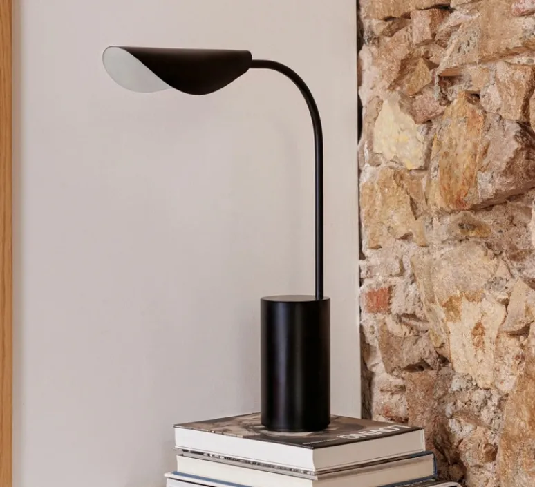 Lampe*Faro Lampe à poser, Liggera, , L10cm, H55,75cm - noir