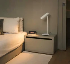 Lampe à poser, Link, blanc, LED, 450lm, 2700k, H46cm, Ø15cm - Faro