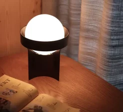 Lampe*Tala Lampe à poser, Loop, , Ø18,5cm, H24,5cm - Gris foncé