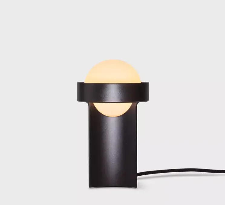 Lampe à poser, Loop, Gris foncé, Ø12,5cm, H22cm - Tala