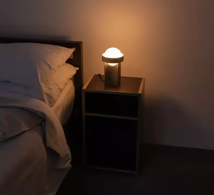 Lampe à poser, Loop, laiton, Ø12,5cm, H22cm - Tala