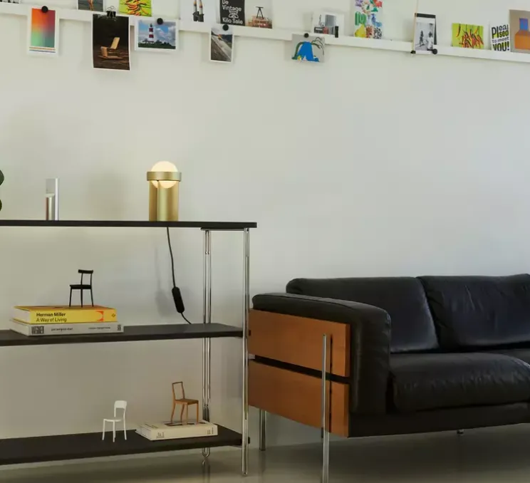 Lampe à poser, Loop, laiton, Ø12,5cm, H22cm - Tala