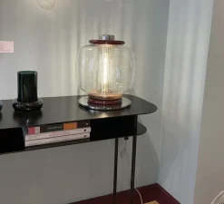 Lampe*Sarah Lavoine Lampe à poser, Loulou 1 module, , Ø34cm, H39cm - Aubergine