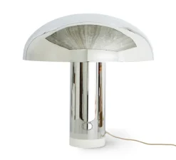 Lampe à poser, Lounge, chrome, Ø47cm, H49cm - HK Living