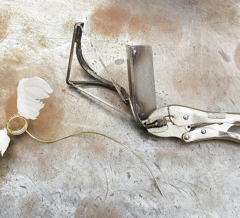 Lampe*Ingo Maurer Lampe à poser, Lucellino table, , Ø30cm, H35cm - blanc, rouge