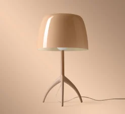 Lampe*Foscarini Lampe à poser, Lumiere Grande Nuances, , Ø26cm, H45cm - cipria, rose