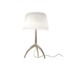 Lampe à poser, Lumiere Grande 30th Bulles dimmer, blanc, or, Ø26cm, H45cm - Foscarini