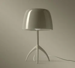 Lampe*Foscarini Lampe à poser, Lumiere Piccola Nuances, , Ø20cm, H35cm - creta, vert