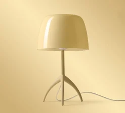 Lampe*Foscarini Lampe à poser, Lumiere Piccola Nuances, , Ø20cm, H35cm - sahara, jaune