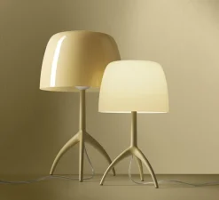 Lampe*Foscarini Lampe à poser, Lumiere Piccola Nuances, , Ø20cm, H35cm - sahara, jaune