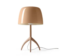 Lampe*Foscarini Lampe à poser, Lumiere Piccola Nuances, , Ø20cm, H35cm - cipria, rose