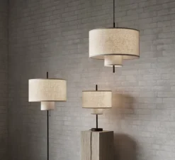 Lampe*New Works Lampe à poser, Margin, , Ø36cm, H56,5cm - beige