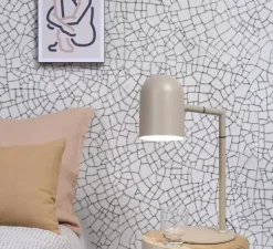 Lampe à poser, Marseille, sable, L30cm, H45,5cm - It's About Romi