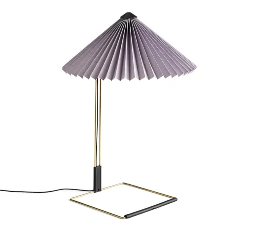 Lampe à poser, Matin 380, lavande, LED, 2800K, 150lm, Ø38cm, H52cm - HAY