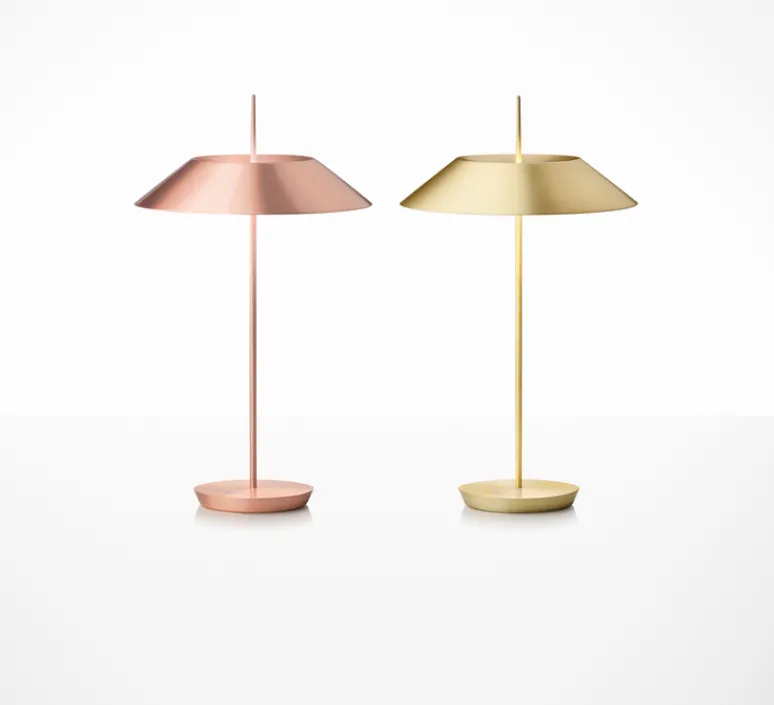 Lampe*Vibia Lampe à poser, Mayfair, , LED, 2700K, 1841lm, Ø30cm, H52cm - cuivre
