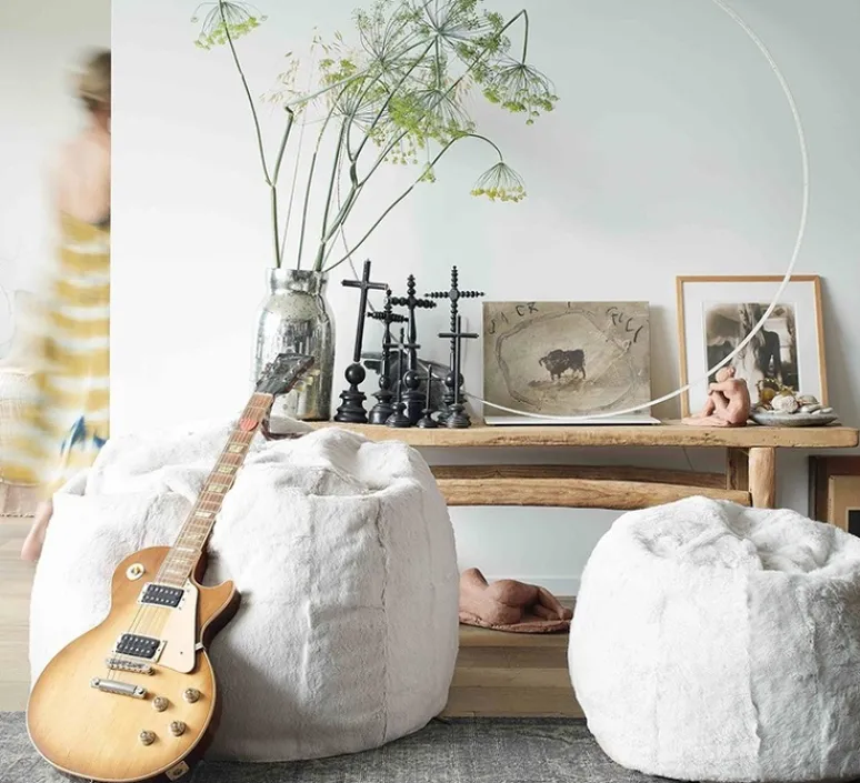 Lampe*Le Deun Lampe à poser, Méga 120, , LED, dim, 2700K, 2112 lm, L122cm, H124cm - blanc