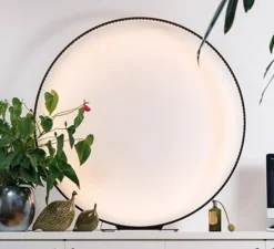 Lampe à poser, Méga 120, noir, LED, dim, 2700K, 2112 lm, L122cm, H124cm - Le Deun