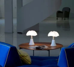 Lampe*Martinelli Luce Lampe à poser, Mini Pipistrello, , LED, dim, 2700K, 700 lm, Ø27cm, H35cm - blanc