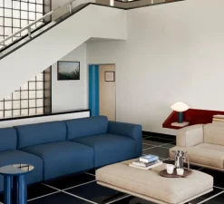 Lampe à poser, Mist AP17, marbre vert Guatemala, Ø37cm, H41cm - Andtradition