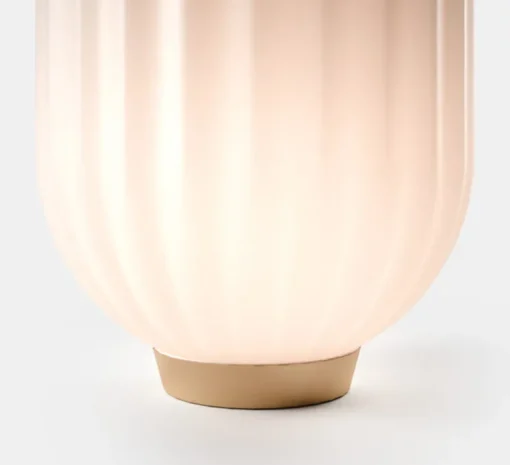 Lampe à poser, Modeco Plus, blanc, Ø20cm, H26cm - Nordic Tales