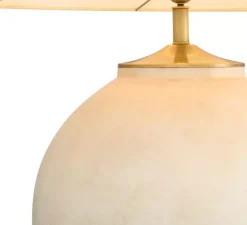 Lampe*Eichholtz Lampe à poser, Moon Jar, , L79cm, H102cm - sable, laiton brossé