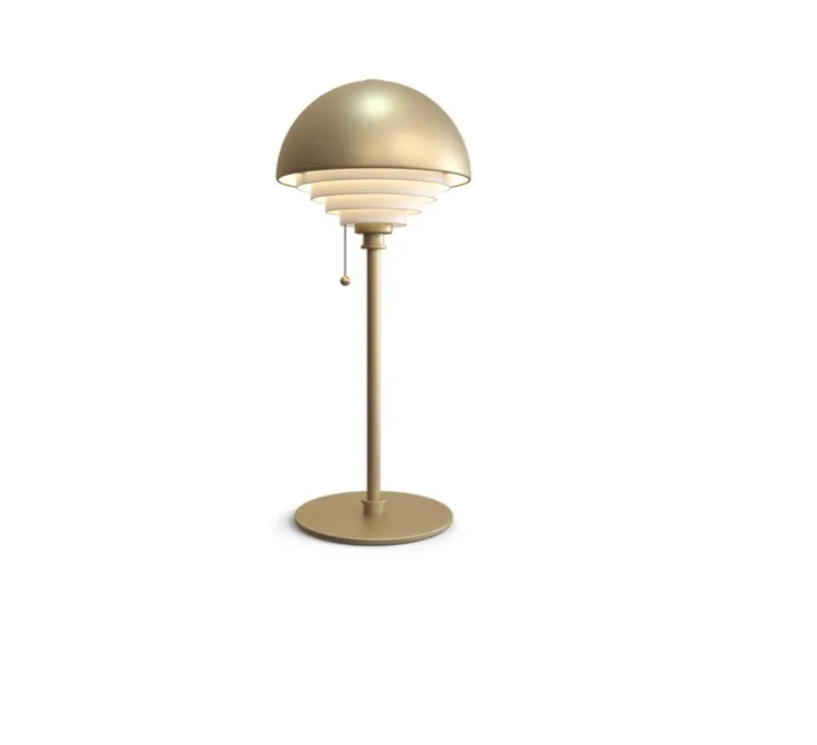 Lampe à poser, Motown, laiton, Ø23cm, H52cm - Herstal