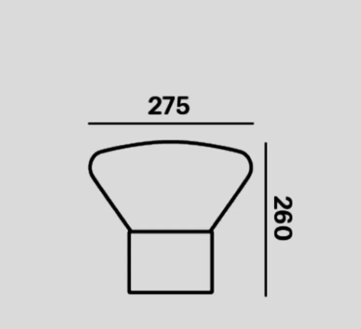 Lampe à poser, Muffins mini, jaune, Ø27,5cm - H26cm - Brokis