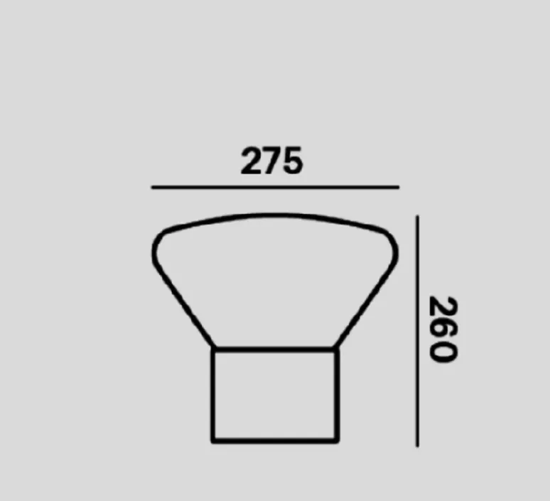 Lampe*Brokis Lampe à poser, Muffins mini, , Ø27,5cm - H26cm - noir