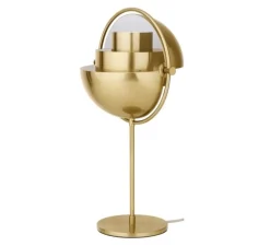 Lampe à poser, Multi-Lite, laiton, Ø25,5cm, H50cm - Gubi