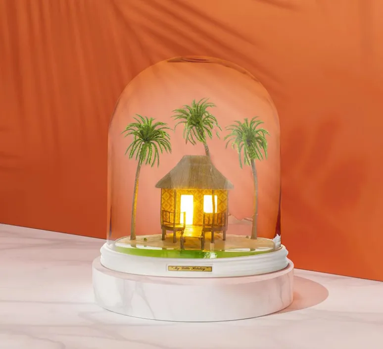 Enfants|Lampe*Seletti Lampe à poser, My Little Holiday, , Ø25,5cm, H26,8cm - hutte, multicolore