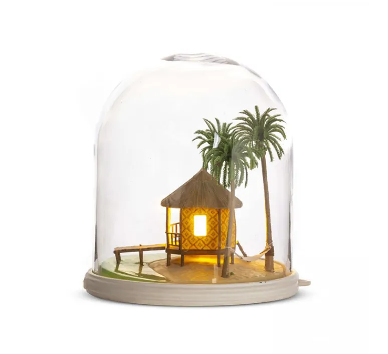 Enfants|Lampe*Seletti Lampe à poser, My Little Holiday, , Ø25,5cm, H26,8cm - hutte, multicolore