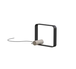 Lampe à poser, Nastro 563.32, noir texturé, béton, IP40, LED, dim, 2700K, 2000 lm, L22cm, H41cm - Tooy