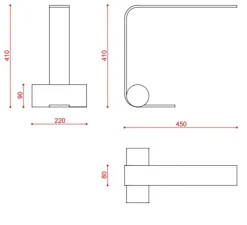 Lampe à poser, Nastro 563.31, vert-de-gris, béton, IP40, LED, dim, 2700K, 2000 lm, L22cm, H41cm - Tooy