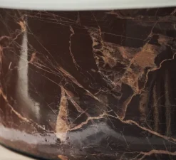 Lampe*House Doctor Lampe à poser, Neat, , Ø24cm, H20,5cm - Marbre marron