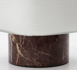 Lampe*House Doctor Lampe à poser, Neat, , Ø24cm, H20,5cm - Marbre marron