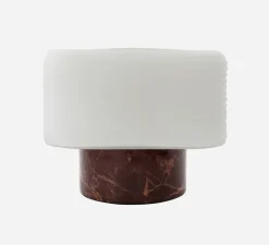 Lampe*House Doctor Lampe à poser, Neat, , Ø24cm, H20,5cm - Marbre marron