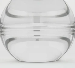 Lampe à poser, Nicole, Cristal, lin, Ø21,6cm, H32cm - Hudson Valley Lighting