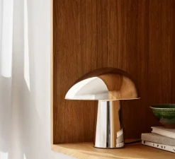 Lampe à poser, Night Owl™, acier inoxydable, L23,5cm, H23,9cm - Fritz Hansen