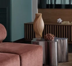 Lampe*Tom Rossau Lampe à poser, No.111, , Ø18cm, H47cm - bouleau naturel