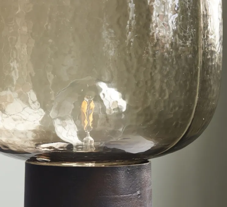 Lampe à poser, Note, marron, Ø28cm, H52cm - HOUSE DOCTOR