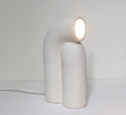 Lampe*Alice Lahana Studio Lampe à poser, Nour, , L13cm, H23cm - blanc