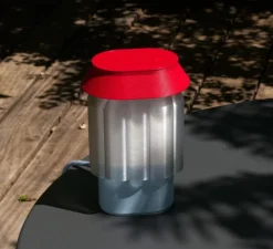 Lampe|Enfants*Warren & Laetitia Lampe à poser, Nour, , L13cm, H20cm - bleu ciel, blanc, rouge