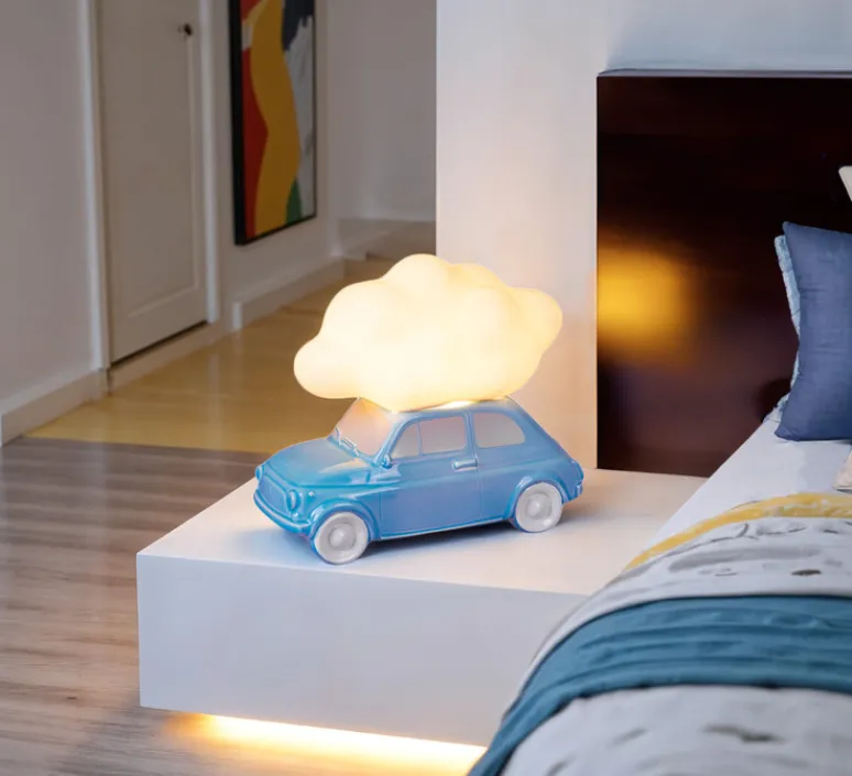 Enfants|Lampe*Seletti Lampe à poser, Nuvola, , L34,6cm, H29,1cm - bleu clair