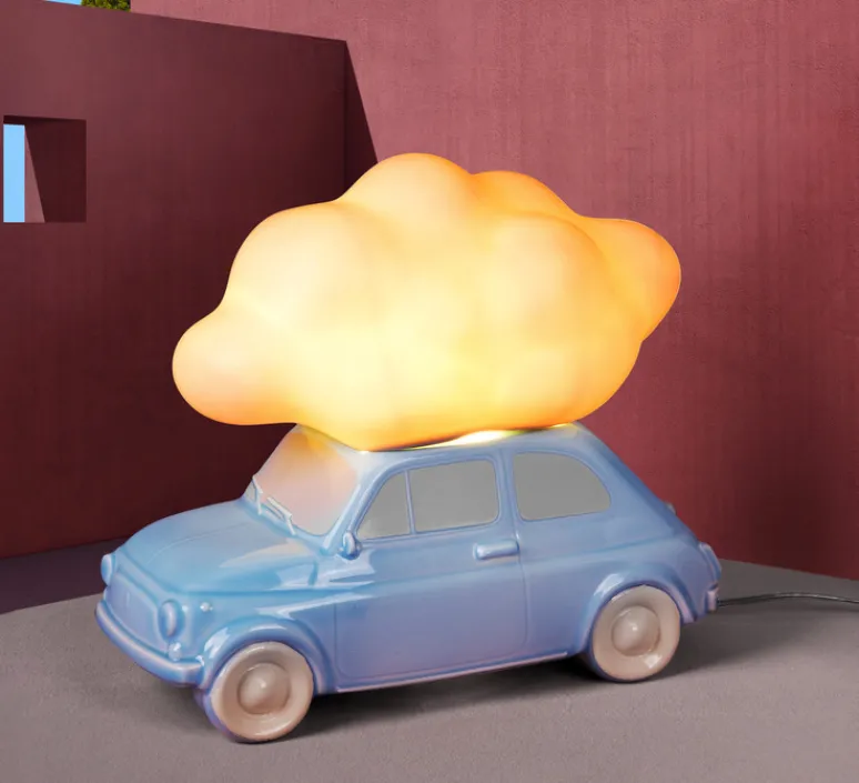 Enfants|Lampe*Seletti Lampe à poser, Nuvola, , L34,6cm, H29,1cm - bleu clair